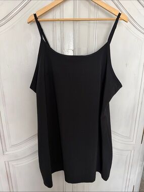 Fabletics Black Adjustable Straps Athletic Mini Dress Activewear Women’s Size 1x